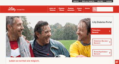 Desktop Screenshot of lilly-diabetes.de