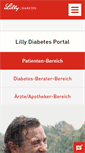 Mobile Screenshot of lilly-diabetes.de
